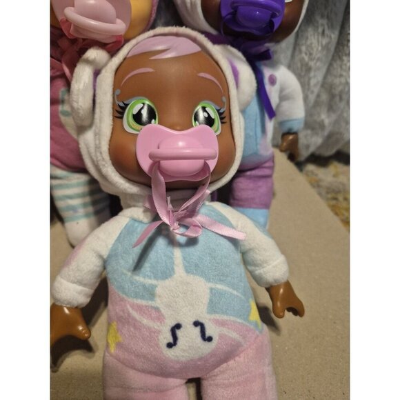 Lot Of 6 Cry Babies Tiny Cuddles dolls With Pacis Christmas Valentines Easter - Picture 5 of 7